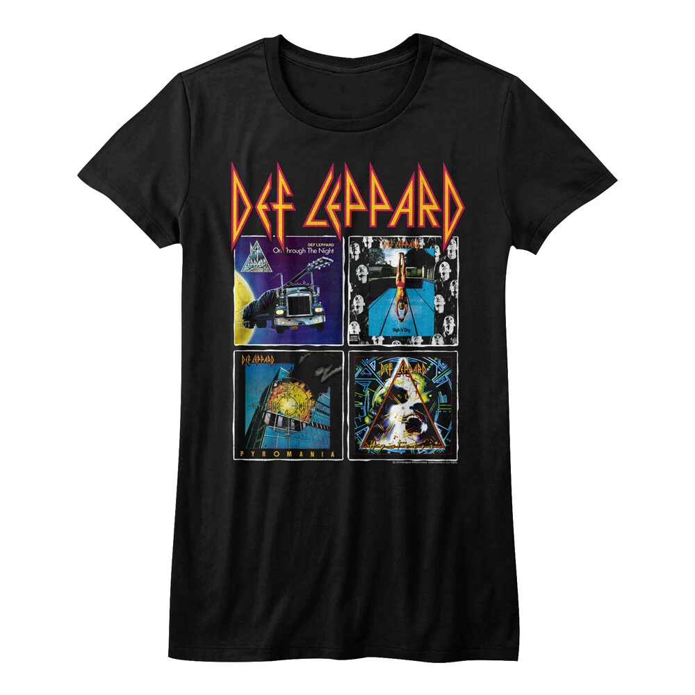 T shirt def leppard femme top