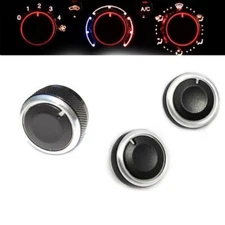 3X Car A/C Air Conditioner Switch Button Knob Cover Climate Control Knob Covers