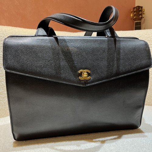 Vintage Coach Green Metropolitan Briefcase with Classic Turn Lock