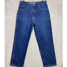 VINTAGE Cyco Jeans Men 36X32 Blue Ultra RARE Y2K 90s Style Baggy Fit Skate Denim