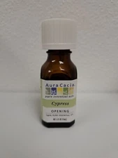 Aura Cacia Encouraging Cypress Pure Essential Oils Spray Aroma Essence 0.5 fl oz