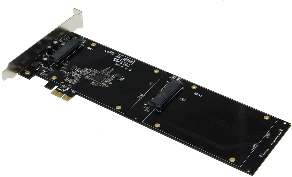 Sedna - PCI Express Quad 2.5 Inch SATA SSD Controller Card  - Image 2 of 4