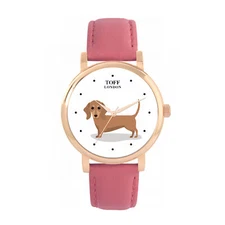 Toff London TLWS-42620 Ladies Dachshund Dog Watch