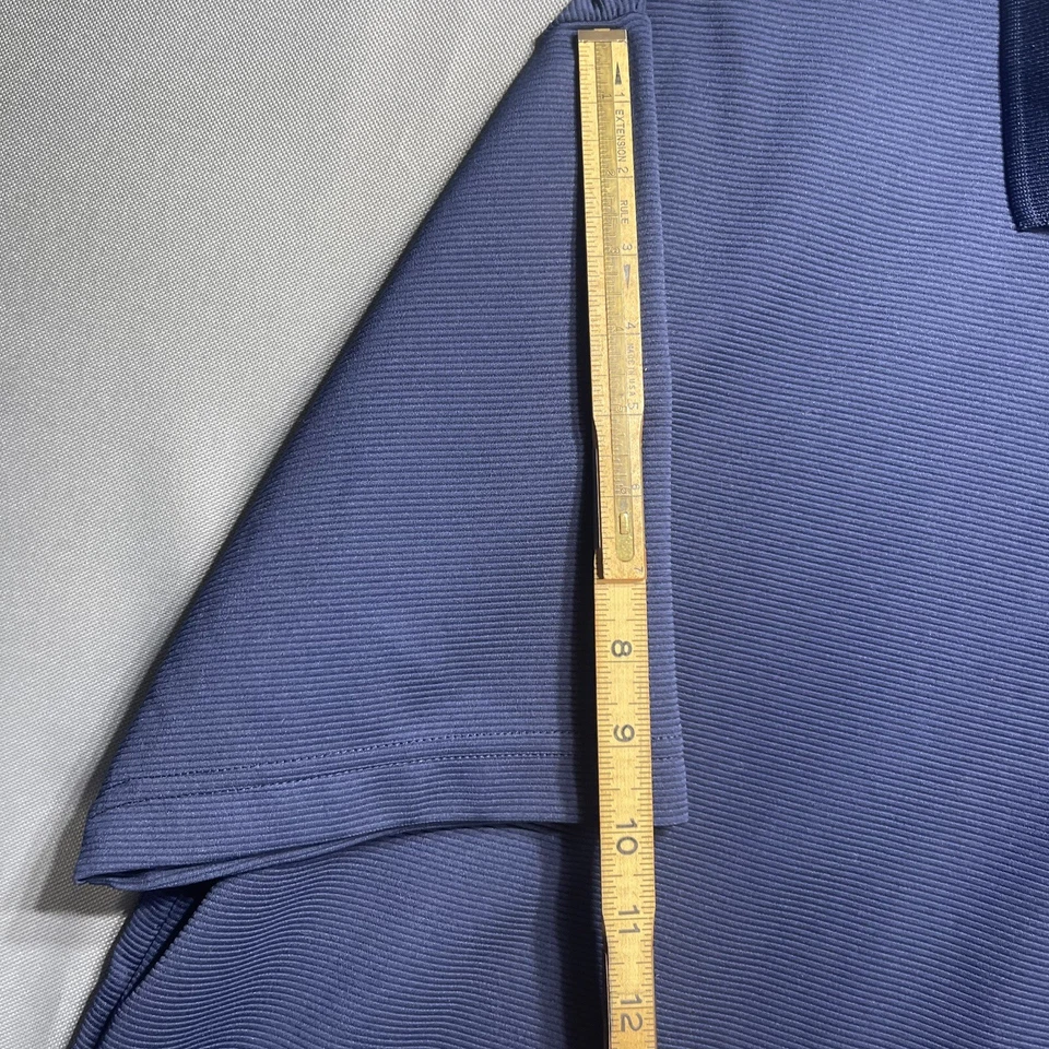 Camisa Polo Ben Hogan XL Manga Corta Azul Marino Ligera Golf Transpirable Foto 4 de 4