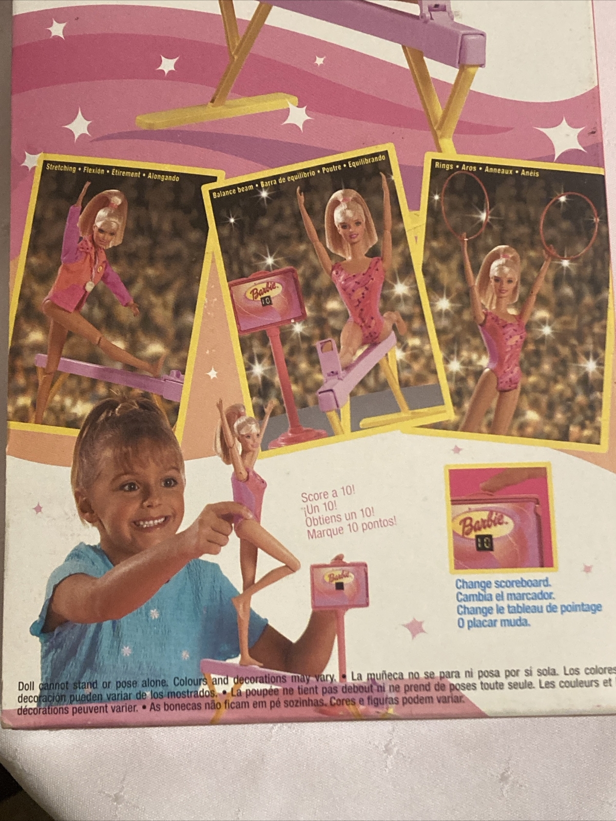 Mattel Barbie Super Gymnast 2001 In Box