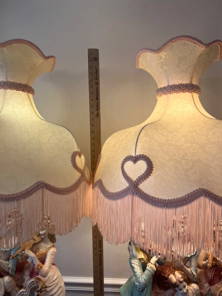 Large victorian lamp shades deals