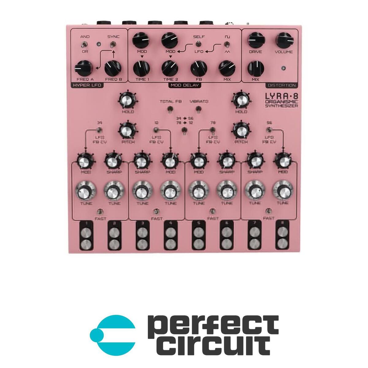 SOMA Laboratory Lyra-8 (Pink) Desktop SYNTHESIZER - NEW SOMA Laboratory Lyra-8 (Pink) Desktop SYNTHESIZER - NEW