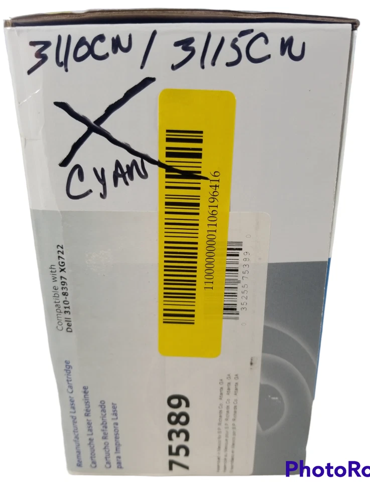 Elite Image Premium Laser Toner Cartridge 75389 Dell 3110cn Cyan High Yield - Image 3 of 3