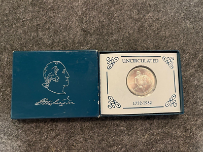 Commemorative Proof George Washington Half Dollar 900 Silver coin