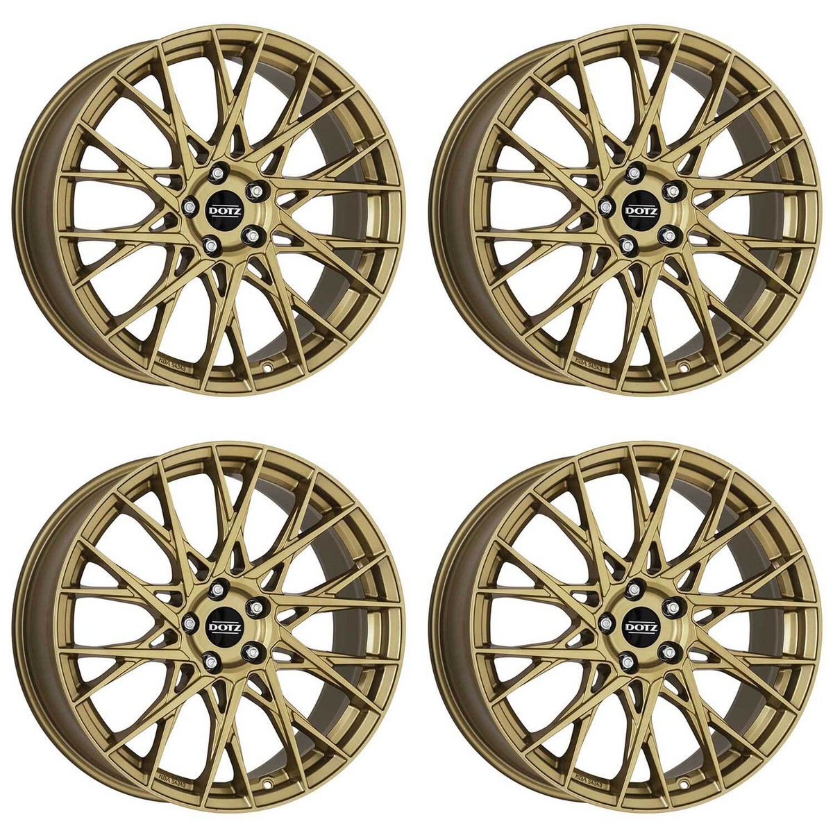 4 Dotz Fuji gold wheels 7.5Jx18 5x114,3 for Subaru Forester 4 Dotz Fuji gold wheels 7.5Jx18 5x114,3 for Subaru Forester