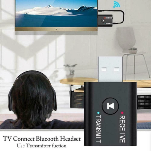 3-in-1 USB bluetooth compatible 5.0 Audio Receiver 2024 Transmitter Adapter Q7S8