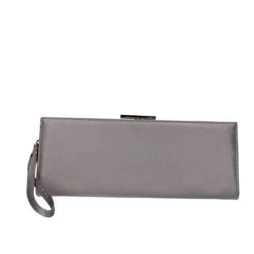 borsa donna VIRGINIA'S SECRET pochette grigio raso AF189 | eBay