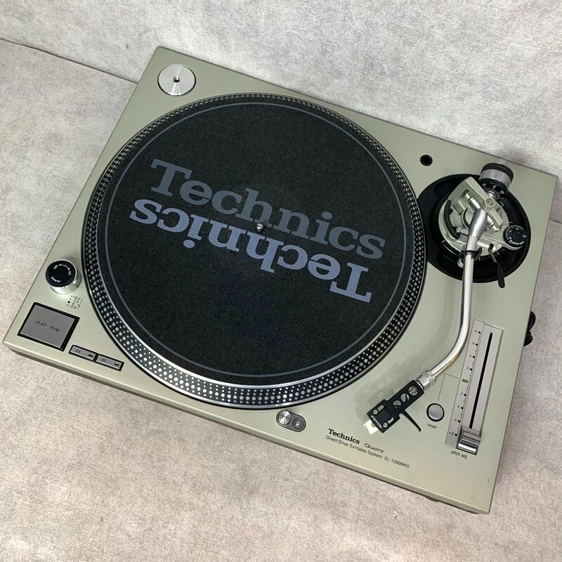 Technics SL-1200MK5 Silver DJ Turntable Direct Drive Player Very
