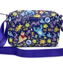 DISNEY Monsters Inc Crossbody Bag AOP NEW