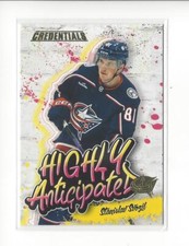 2023-24 UD Credentials Hockey Highly Anticipated Insert Singles - You Choose