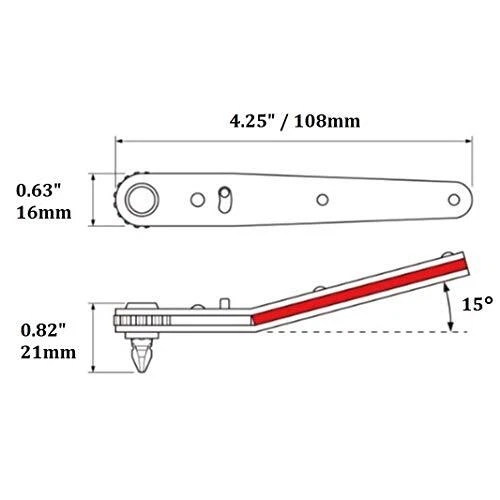 429 ANEX Ratchet Driver, Offset Type, Up-Head Type, Set of 9 Bits, No. 429 - Image 3 of 4