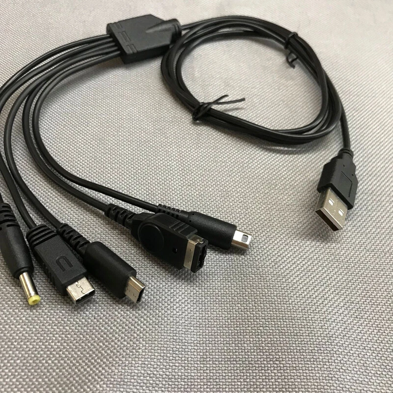 5 in 1 USB Charger Cable for Nintendo DS Lite/Wii U/New 3DS (XL/LL), 3DS (XL/LL - Image 4 of 4