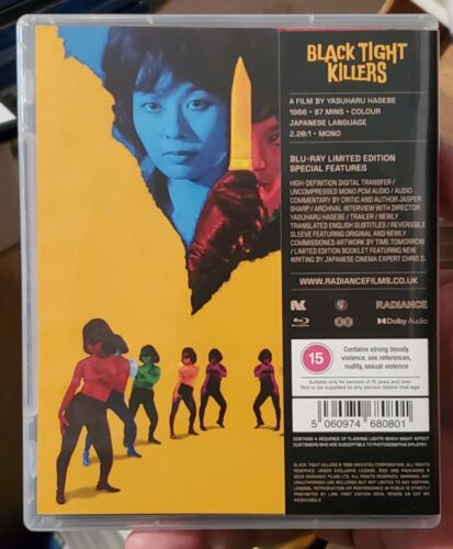 BLACK TIGHT KILLERS 1974 BLU-RAY + BOOKLET RADIANCE LIMITED OOP REGION A/B - Picture 2 of 5