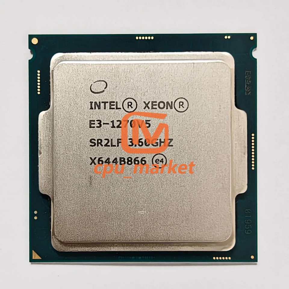 Intel Xeon E3-1270 v5 SR2CP SR2LF 3.6GHz 4 Cores 80W LGA 1151 CPU Processor - Image 2 of 3