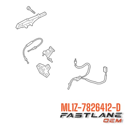 2020-2024 FORD EXPEDITION RIGHT LOCK LATCH ACTUATOR ASSY NEW OEM ML1Z-7826412-D