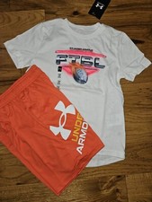 NWT Under Armour Shirt/Shorts size YXS