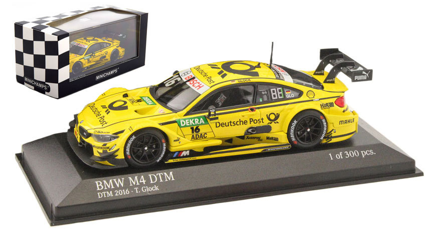Minichamps BMW M4 DTM (F82) 'RMG' DTM 2016 - Timo Glock 1/43 Scale