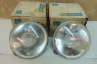 2 NOS SEV MARCHAL 5 1/2" HEADLAMPS VINTAGE CITROEN RENAULT PEUGEOT SIMCA