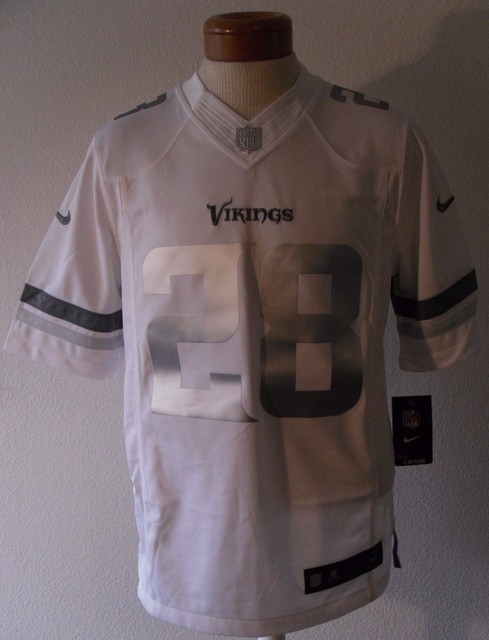 white adrian peterson jersey