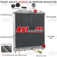 3-Row Aluminum Radiator Fit 1992-2001 Honda Civic EG ;EK Del Sol 1.8L Integra MT