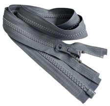 YKK 5 10" - 36" Molded Plastic Jacket Reversible Separating Jacket Zipper