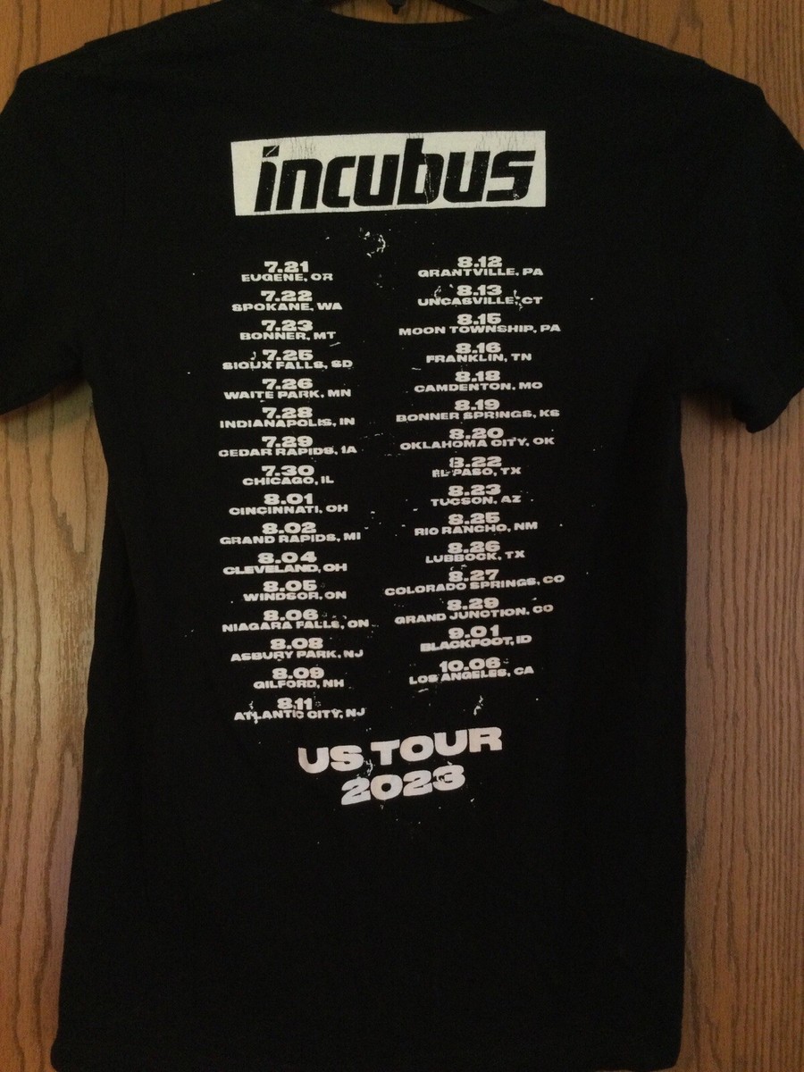 Incubus - U.S. Tour 2023 - Black Shirt - S | eBay