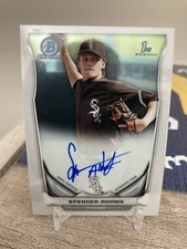 2014 Bowman Draft - Chrome Draft Pick Autographs #BCA-SA Spencer Adams (AU, RC)