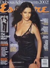 CATHERINE ZETA-JONES - THE MOST BEAUTIFUL WOMAN February 2003 ESQUIRE Magazine