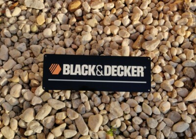 Black & Decker Power Tools Garage Shop Man cave metal sign  4x12 50080