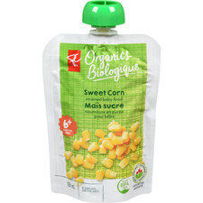 4-Pack PC Organics Sweet Corn Strained Baby Food