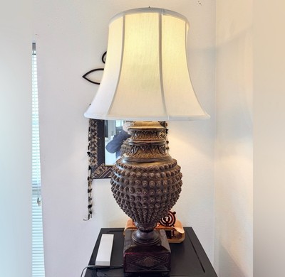 Jumbo African Knotted  Metal Lamp 