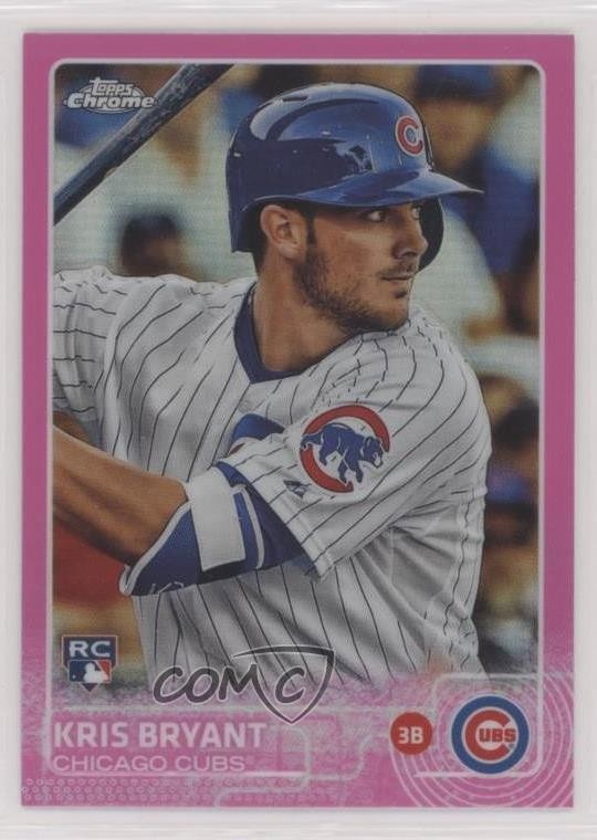 2015 Topps Chrome Pink Refractor Kris Bryant #112 08r6