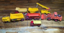 Vintage Toy Diecast Truck lot of 7. Hatra Matchbox Lesney Corgi Curtiss Wright 