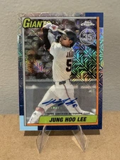 2025 Topps Update Jung Hoo Lee Silver Pack Mojo Auto /99 U90C-99 - Giants