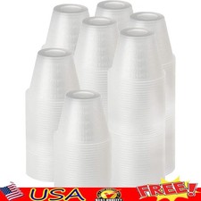 1000ct 1oz Medicine Cups Clear Plastic Measuring Cups Liquid Medicine Baking New