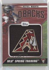 2021 Topps Spring Training Cap Logo Manufactured Red 8/10 Ketel Marte Patch 1i3v