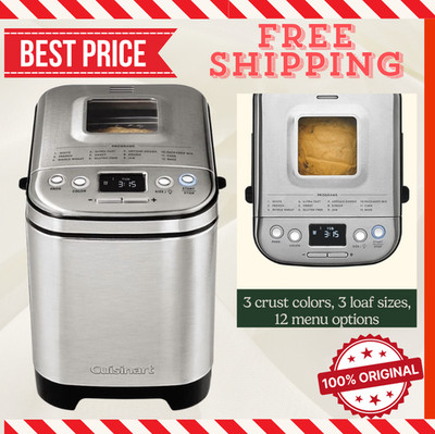 Cuisinart Stainless Steel Bread Maker (Bakes up to 2-lb loaf)