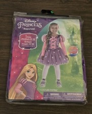 Disney Princess Rapunzel Tangled Light Up Costume Girls Medium 8-10 New