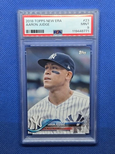 2018 Topps New Era AARON JUDGE PSA 9 Baseball card NEW YORK YANKEES