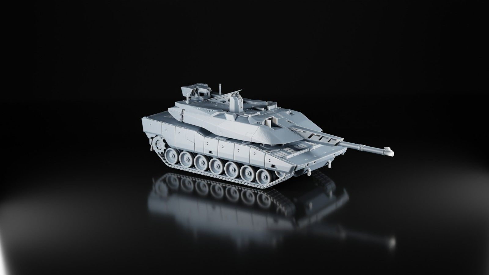 Panther KF51 char d'assaut Rheinmetall miniature militaire 3D 1/43