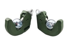 2 x Unterlenker Fanghaken Schnellkuppler + Kugel Kat. 2S  bis 66 KW / 90 PS