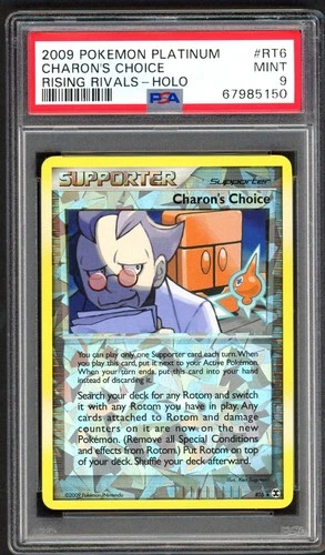 Pokemon Cards - PSA 9 Charon's Choice RT6 - Rising Rivals Holo - MINT - PSA9