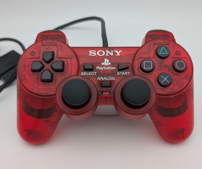 Sony PlayStation 2 DualShock Controller | PS2 ORIGINAL | ROT | Top Zustand   