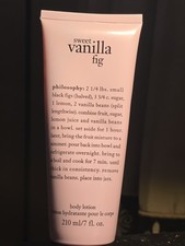 New PHILOSOPHY SWEET VANILLA FIG BODY LOTION 7 FLOZ