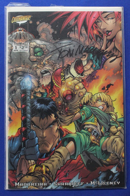 Battle Chasers #1 SIGNED by Tom McWeeney w/ COA VF/NM 1998 Image KEY